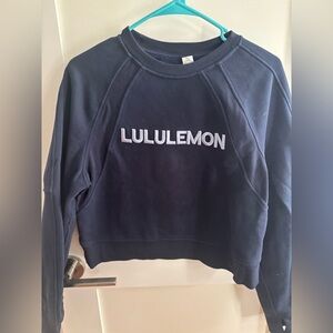 lululemon athletica crop crewneck sweatshirt size XS/S